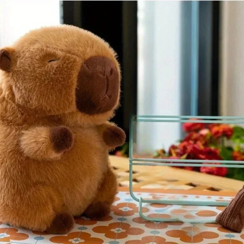 Capybara Plush Fluffty Toy Cute Doll Stuffed Animals Soft Doll Plush Christmas Gifts