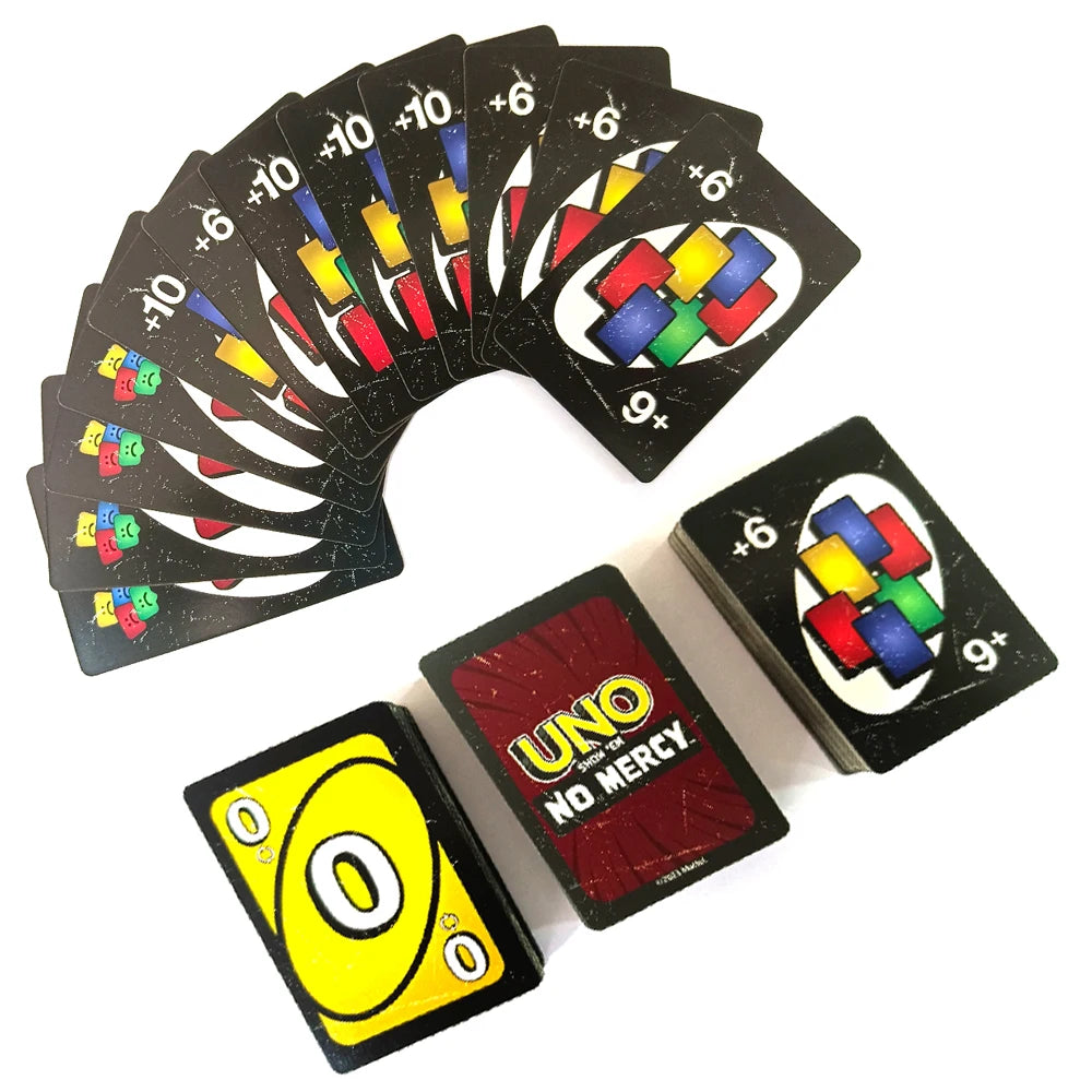 Uno No mercy Game Board UNO Cards Table Family Party Entertainment Toys Children