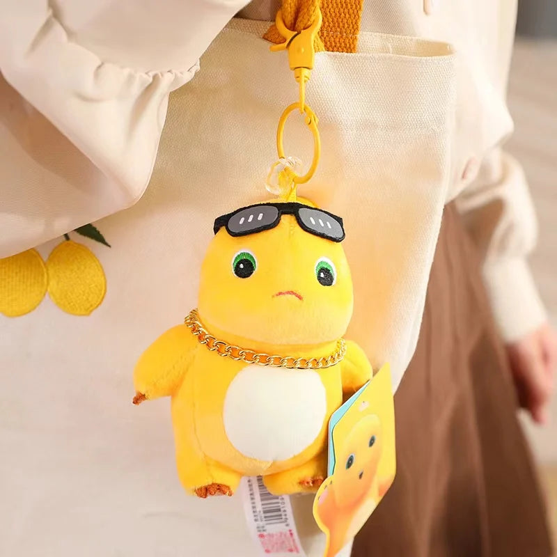 Cute Yellow Dragon Doll Plush Toy Pillow Nailong Pendant Birthday Holiday Gift