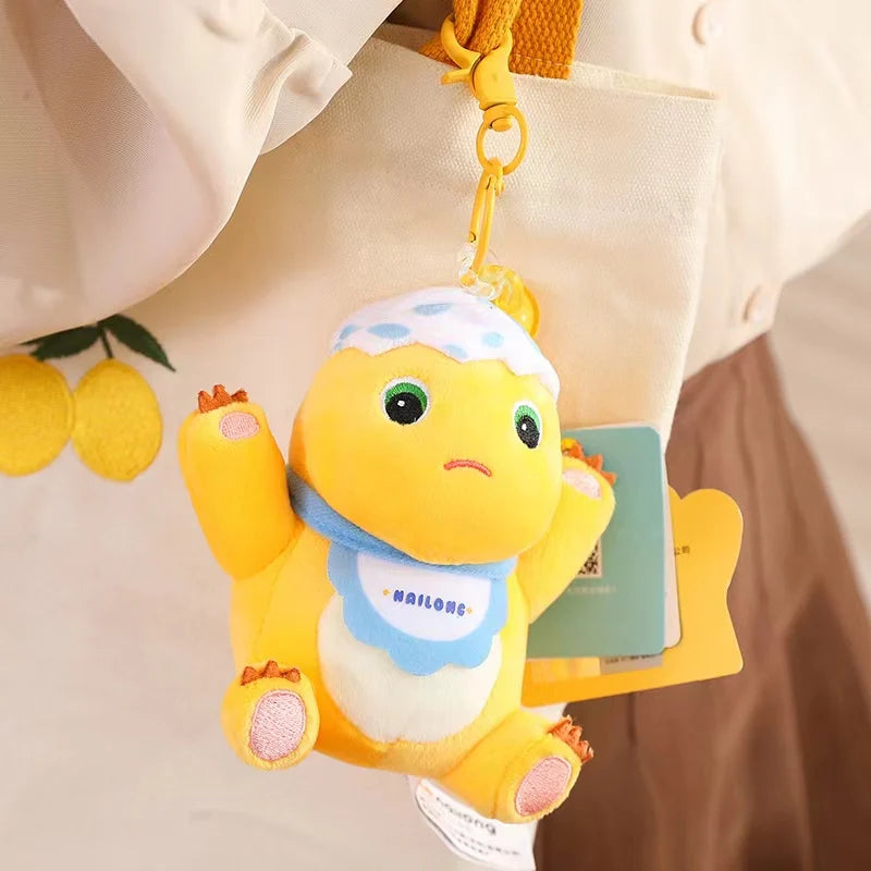 Cute Yellow Dragon Doll Plush Toy Pillow Nailong Pendant Birthday Holiday Gift