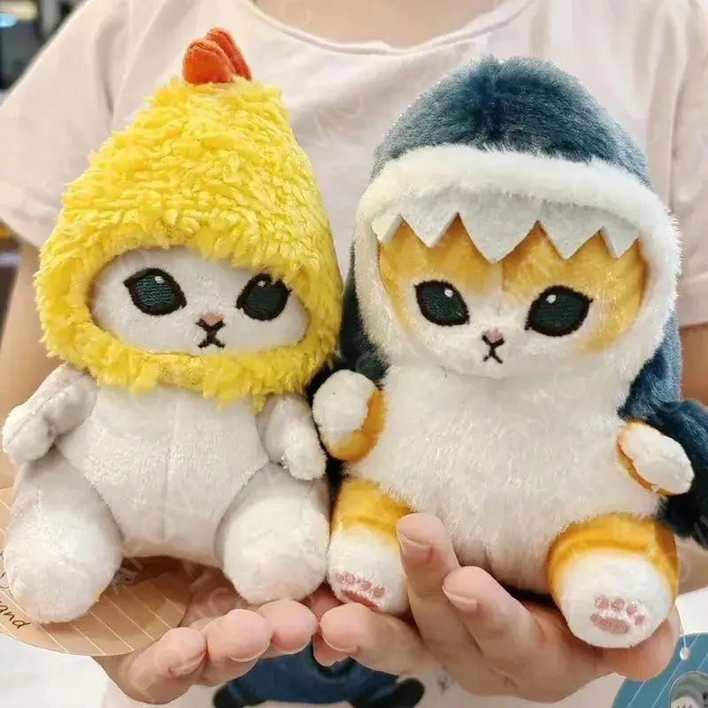 Cute Shark Cat Plush Doll Pendant Beautiful Room And Car Shrimp Cat Decoration Pendant