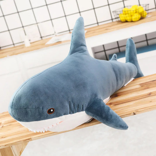 Big Soft Cute Shark Plush Toys Stuffed Kids Boys Girls Lovely Animal Pillow
