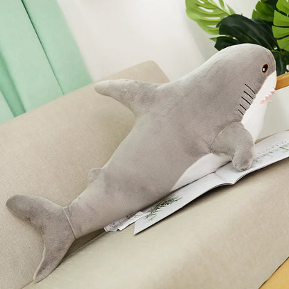 Big Soft Cute Shark Plush Toys Stuffed Kids Boys Girls Lovely Animal Pillow