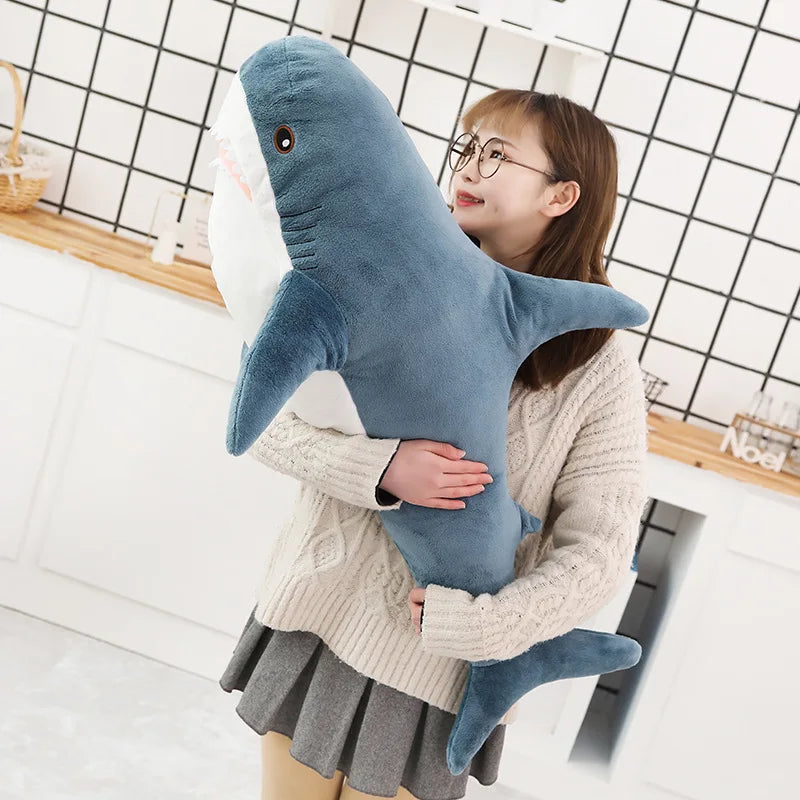 Big Soft Cute Shark Plush Toys Stuffed Kids Boys Girls Lovely Animal Pillow