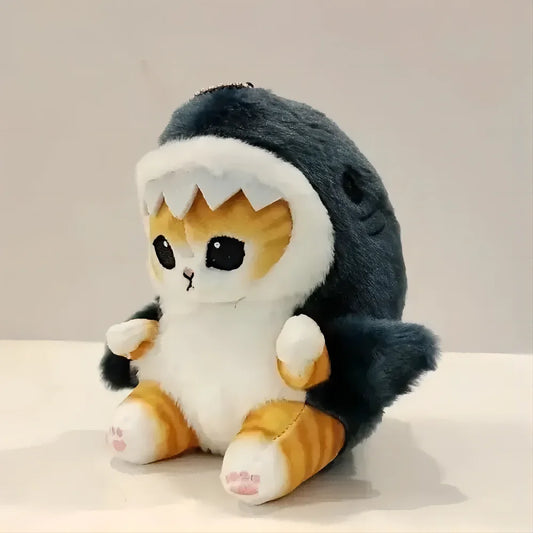 Cute Shark Cat Plush Doll Pendant Beautiful Room And Car Shrimp Cat Decoration Pendant
