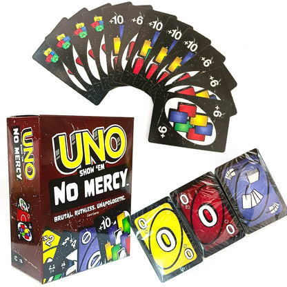 Uno No mercy Game Board UNO Cards Table Family Party Entertainment Toys Children