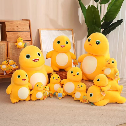 Cute Yellow Dragon Doll Plush Toy Pillow Nailong Pendant Birthday Holiday Gift