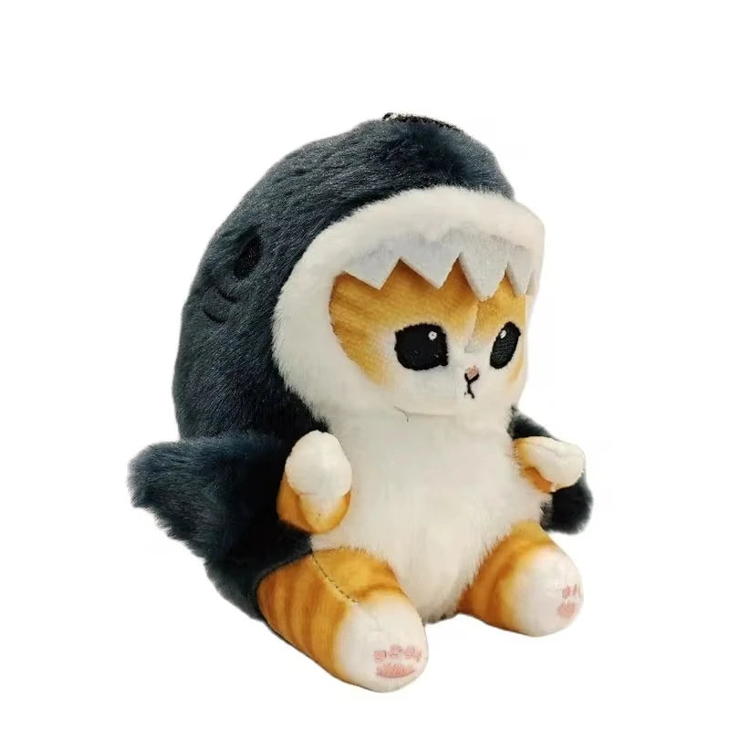 Cute Shark Cat Plush Doll Pendant Beautiful Room And Car Shrimp Cat Decoration Pendant