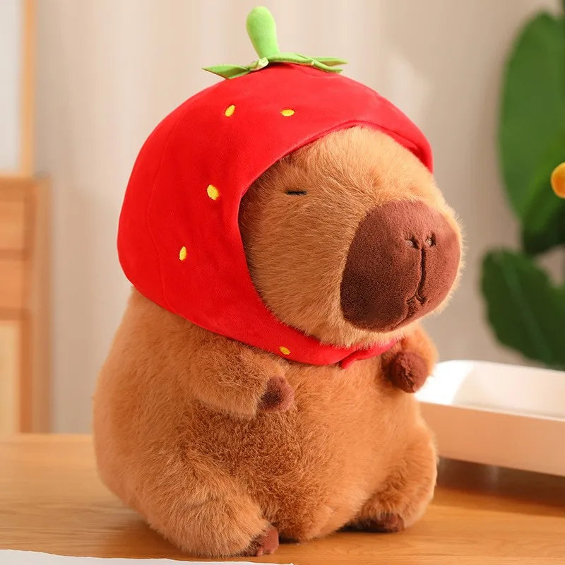 Capybara Plush Fluffty Toy Cute Doll Stuffed Animals Soft Doll Plush Christmas Gifts